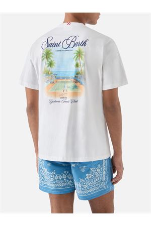 T-Shirt In Cotone Portland Man Con Stampa Frontale MC2 SAINT BARTH | T-shirt | PRL000200931L